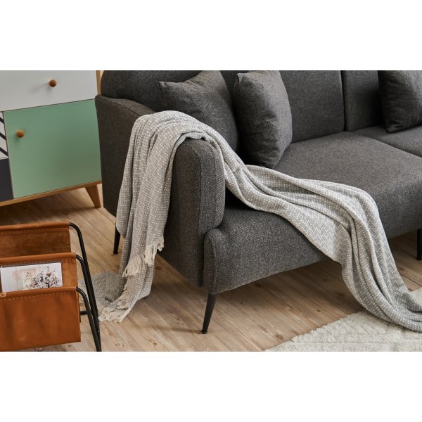 Canapé-lit Revos à droite - Anthracite Canapé-lit Revos à droite - Anthracite