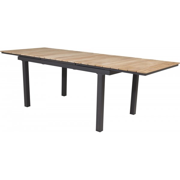 Mexico bord 180 x 90 cm - Teak/svart