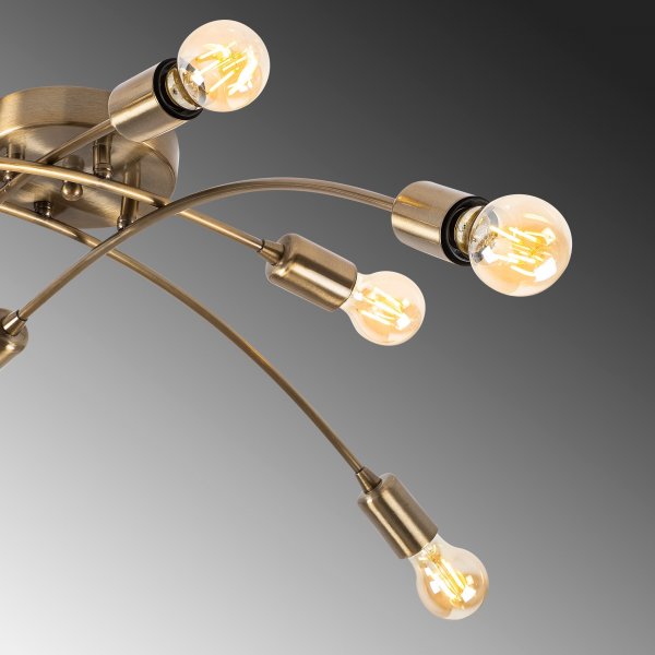 Plafonnier banane 1152 - Laiton