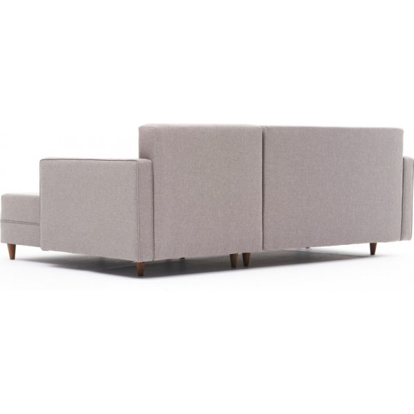 Aydam slaapbank rechts - Crme wit