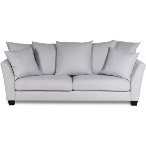 Arild 2,5-sits soffa med kuvertkuddar - Offwhite linne