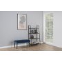 Seaford steghylla 77x138 cm - Ek/svart