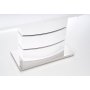 Annina matbord 160-200 cm - Vit hgglans