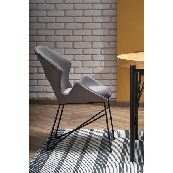 Table  manger Dante 100-300 cm - Chne/noir