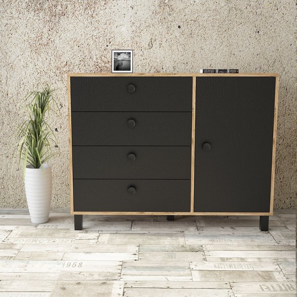 Vilamo byr 81 - Furu/svart