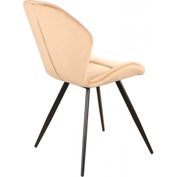 Ginger matstol - Beige sammet