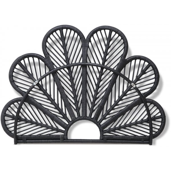 Peacock snggavel i rotting (Passar 80-120 cm sng) - Svart