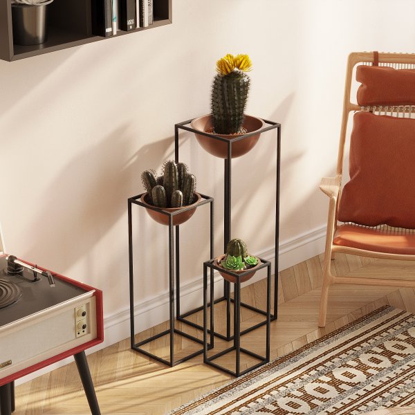 Pot Plato 19 - Noir/cuivre