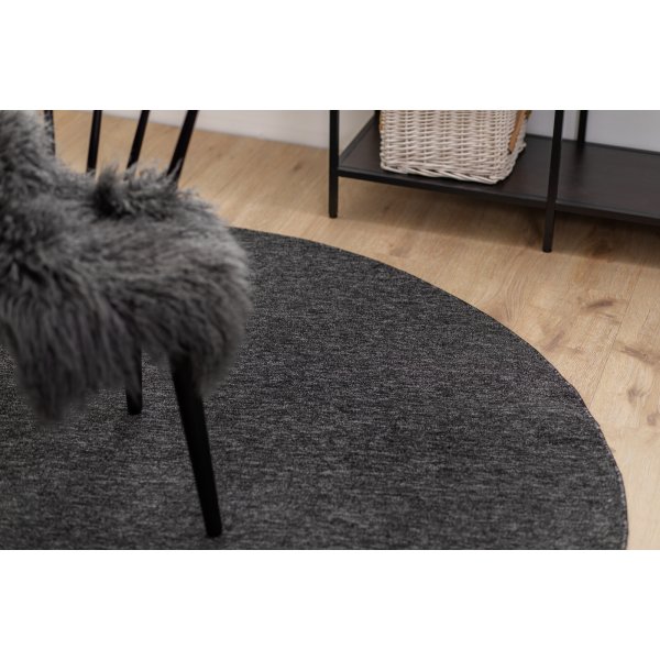 Porto platgeweven vloerkleed Antraciet