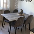 Kundbild Smokey matbord 120x80 cm - Grå bets: Jättefint bord