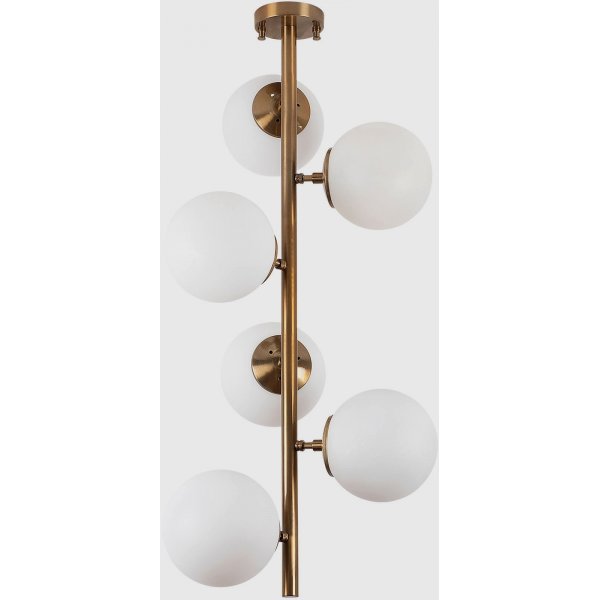 Fasett taklampa 10455 - Vintage/vit