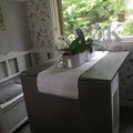 Kundbild Fårö klaffbord - vit/grå - 30-150 cm: Vi är sååå nöjda med vårt fina...