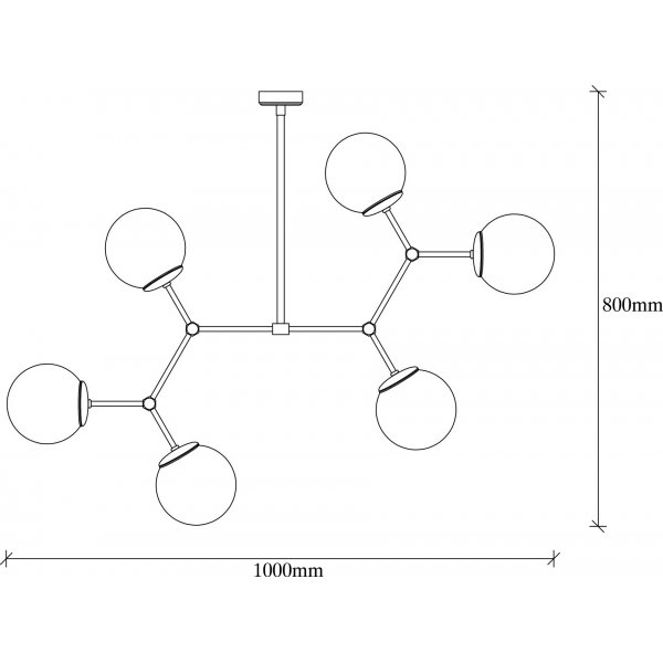 Plafonnier Damar 6326 - Noir/blanc Plafonnier Damar 6326 - Noir/blanc