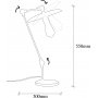 Torn bordslampa - Guld
