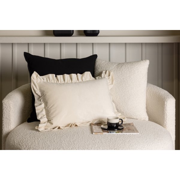 Hailey kussenhoes - Wit