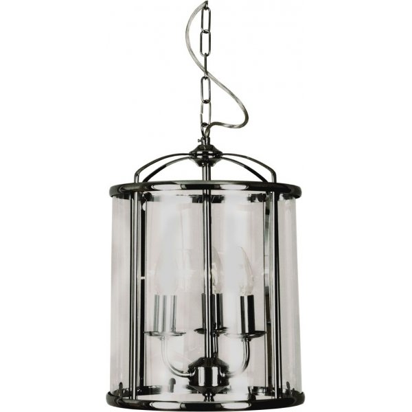 Budgie taklampa - Krom/klar