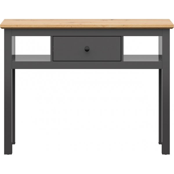 Table console Hesen 114 x 41 cm - Graphite/chne