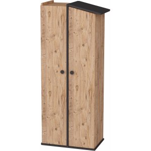 Armoire Valerin - Pin/anthracite
