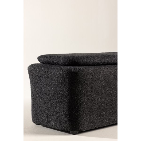 Pouf Laurel - Boucle noire Pouf Laurel - Boucle noire