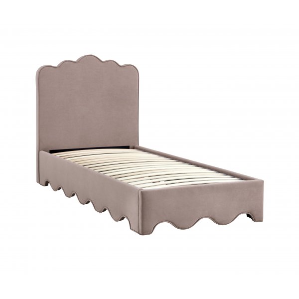 Mrkbeige sngram 90x200 cm