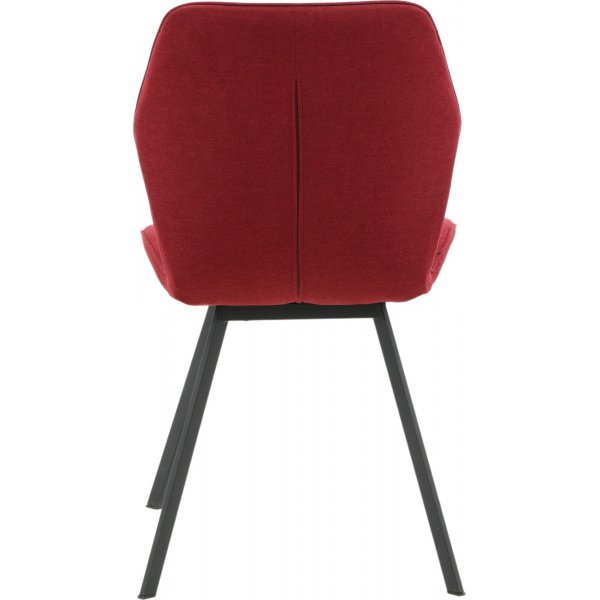 Greta matstol - Röd tyg Greta matstol - Röd tyg