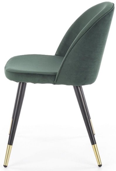 Paulina matstol - Mörkgrön (Sammet) / Mässing Paulina matstol - Mörkgrön (Sammet) / Mässing
