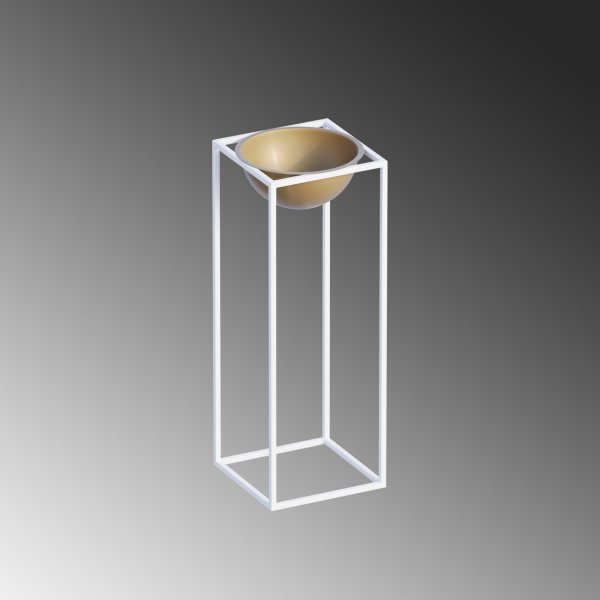 Pot Plato 21 - Blanc/or