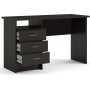 Function Plus skrivbord 120,1 x 48,1 x 72,6 cm - Svart