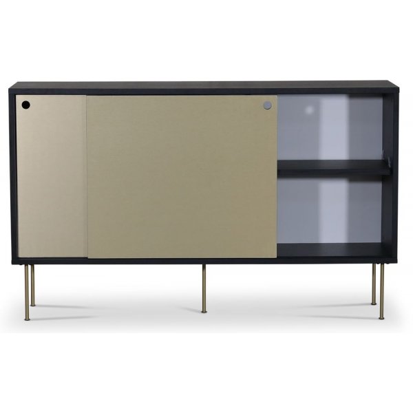Volume sideboard med mssings drrar 132 cm