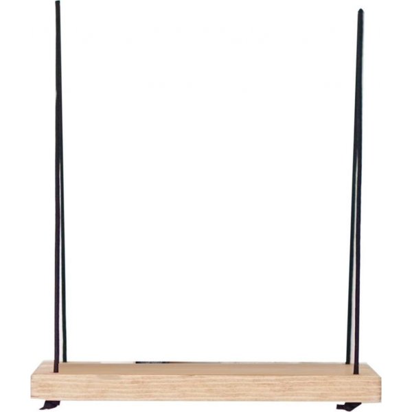 Abstracte wandplank 55 - Walnoot Abstracte wandplank 55 - Walnoot