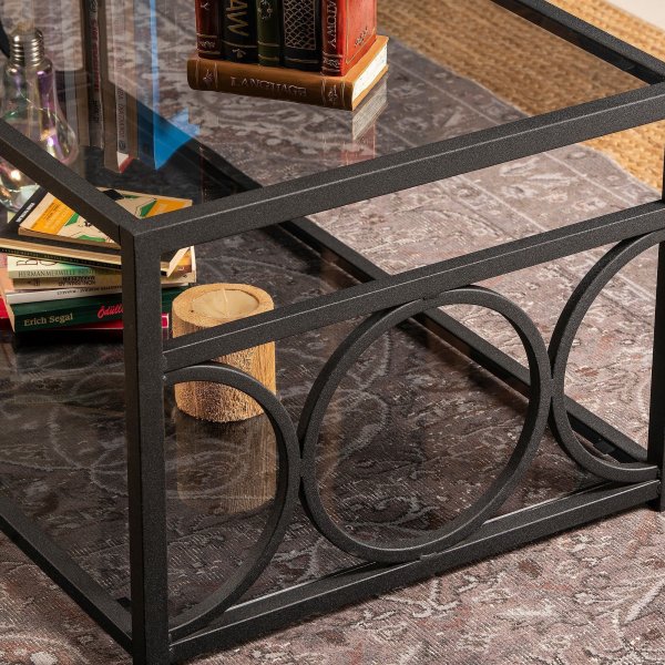 Frederika soffbord 120 x 60 cm - Svart