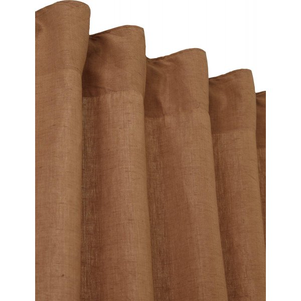 Rideau Amie lot de 2 2 x 140 x 280 cm - Cannelle Rideau Amie lot de 2 2 x 140 x 280 cm - Cannelle