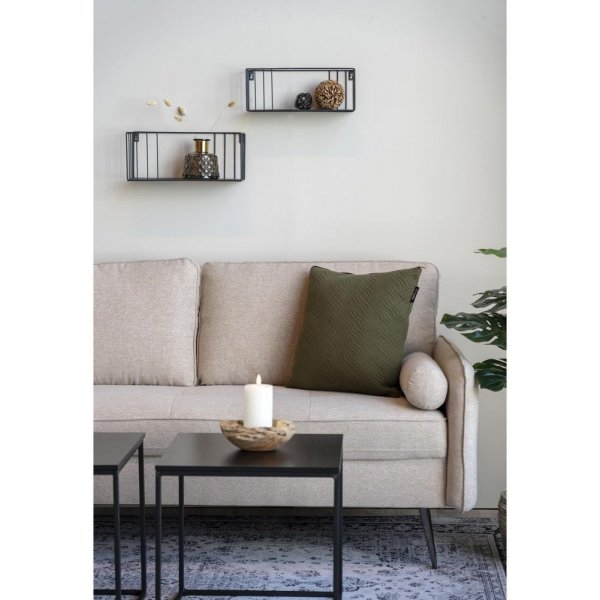 Imola 2,5-sits soffa - Beige/svart