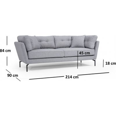 Mapa 3-sits soffa - Gr