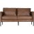 Kingsley 2,5-sits soffa - Cognac (Ecoläder)