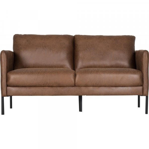 Kingsley 2,5-sits soffa - Cognac (Ecoläder) + Fläckborttagare för möbler Kingsley 2,5-sits soffa - Cognac (Ecoläder) + Fläckborttagare för möbler