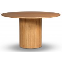 Nova runt matbord Ø130 cm - Oljad ekfanér Nova runt matbord Ø130 cm - Oljad ekfanér