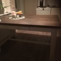 Kundbild Lyon Rustikt bord 140 cm: Jättefint och rustikt. Ett riktigt...