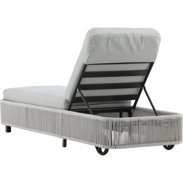 Chaise longue Virya - Noir Chaise longue Virya - Noir