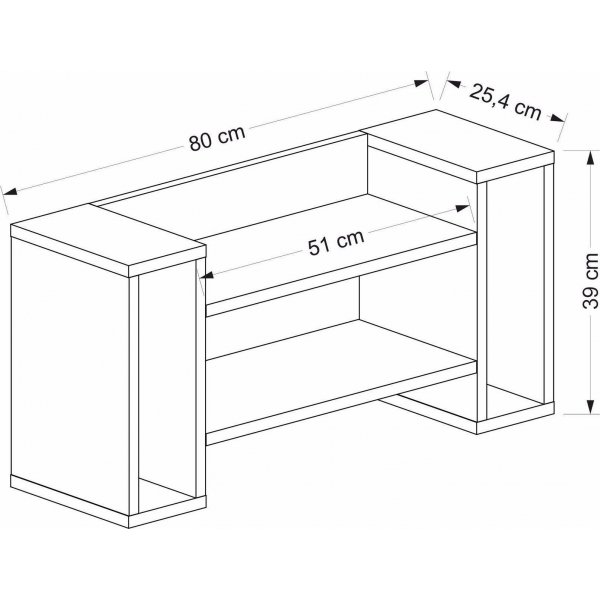 Troy vägghylla - Antracit Troy vägghylla - Antracit