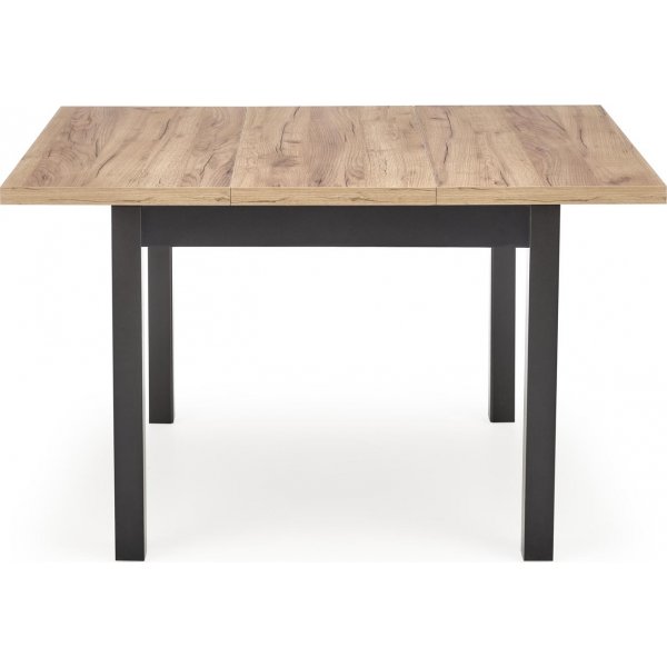 Table à manger Callahan 90-125 x 90 cm - Chêne artisanal/noir Table à manger Callahan 90-125 x 90 cm - Chêne artisanal/noir