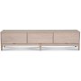 Borgholm mediabnk 188 cm XL - Whitewash