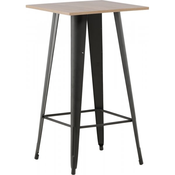 Table de bar Tempe 60 x 60 cm - Noyer