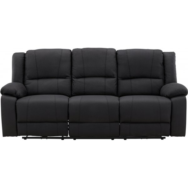 Canapé inclinable 3 places Singapore - Noir Canapé inclinable 3 places Singapore - Noir