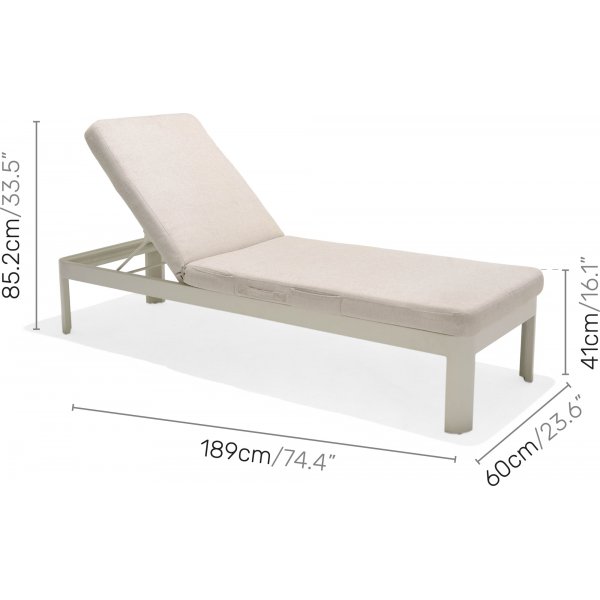 Portals lounge groep 4 - Wit/teak Portals lounge groep 4 - Wit/teak