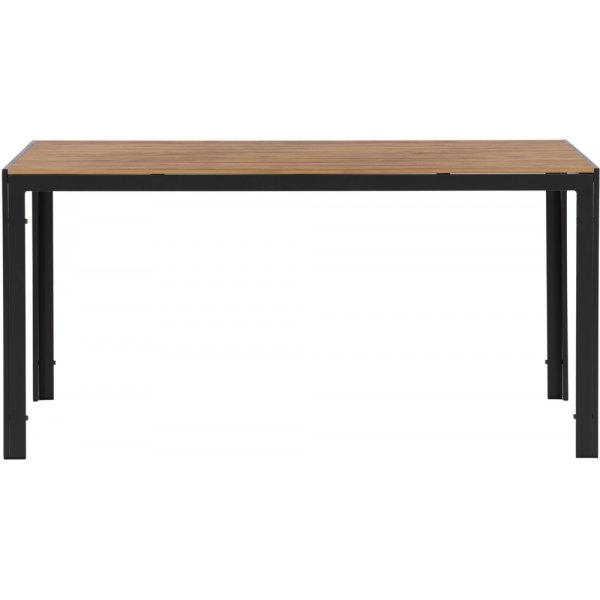 Break matbord 150 x 90 cm - Brun/Svart