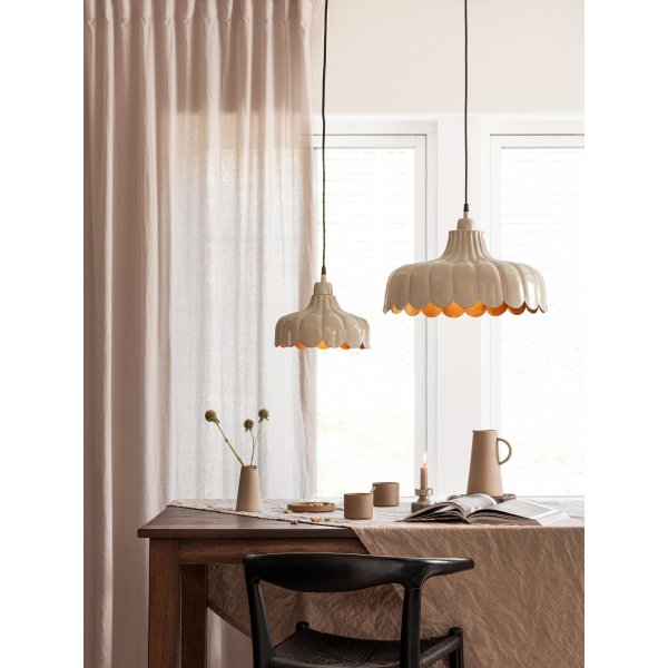 Plafonnier Wells - Beige/Or - 43 cm