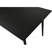 Velda matbord 180x90 cm - Svart askfanér Velda matbord 180x90 cm - Svart askfanér