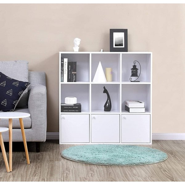 Ivan bokhylla 9 fack - Vit