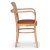 Chaise  structure Tyko en bois courb - Rotin / co-cuir vintage